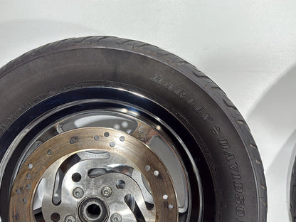 2007 Harley Electra Glide Touring FLHTCUI OEM Front & Rear Wheel Rim Tire 16"