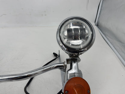 2008 Harley Touring FLHT Electra Glide OEM Front Turn Signal Indicators Aux Light Bar