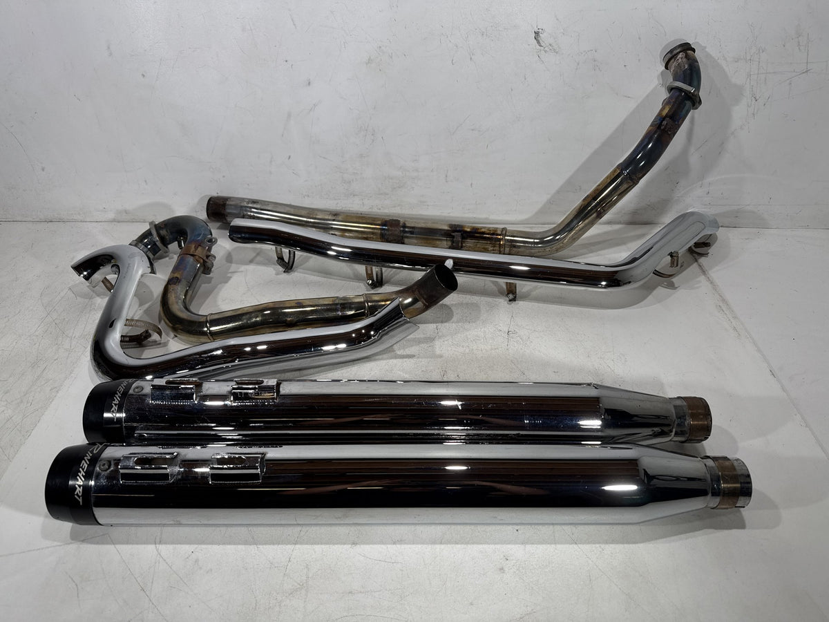 2002 Harley Electra Glide Touring Classic Exhaust Header Pipes Muffler RINEHART