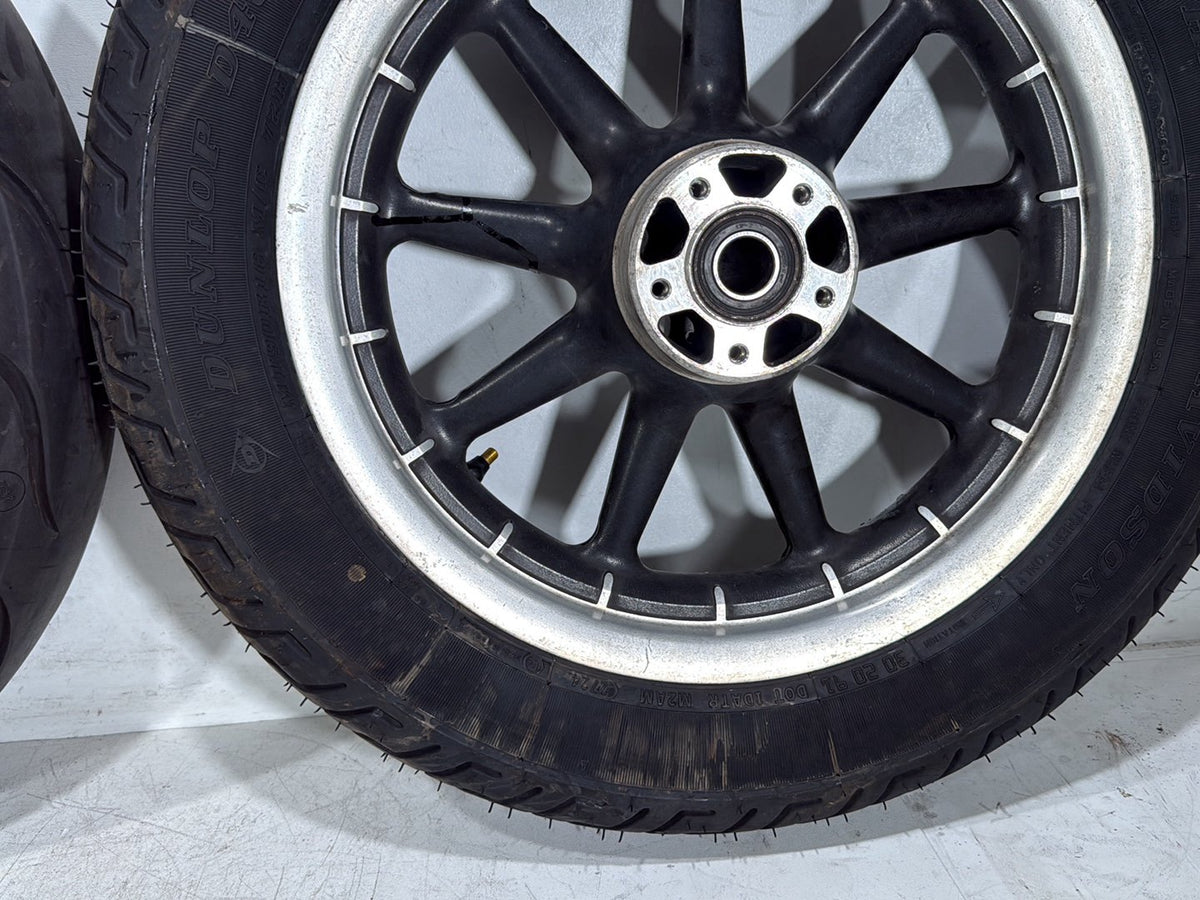 2005 Harley Road King Touring Police OEM Front & Rear Wheel Rim Tire 16"