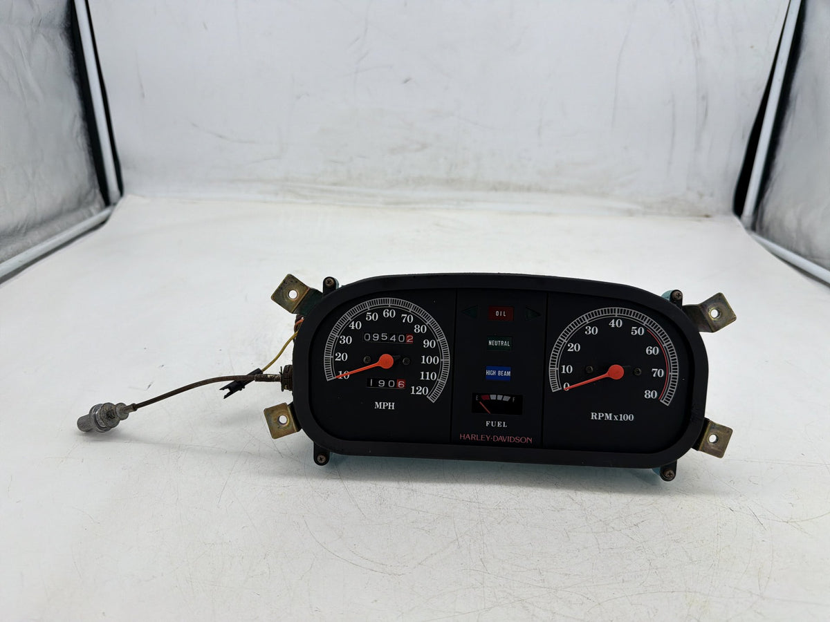 1991 Harley Electra Glide Touring OEM Speedo Tacho Speedometer Tachometer Gauges