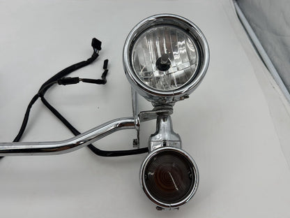 2007 Harley Softail Heritage Classic FLSTC OEM Front Turn Signal Indicators Aux Light Bar