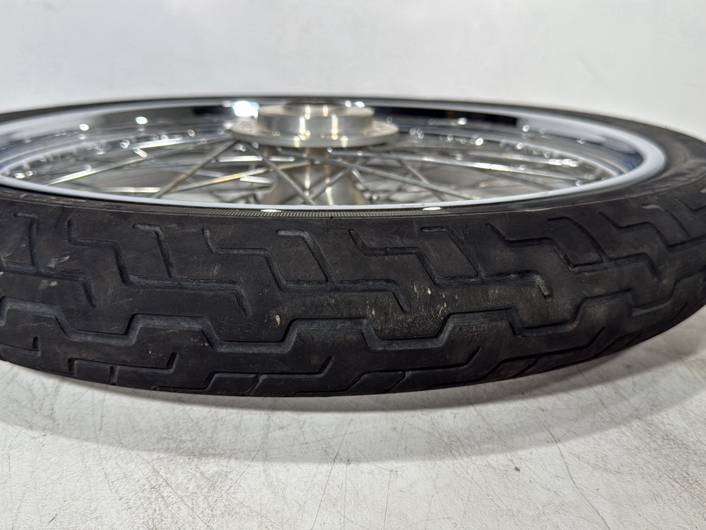 2004 - 2013 Harley-Davidson Sportster 1200 Custom Front Wheel Rim Tire Spoked 44610-05
