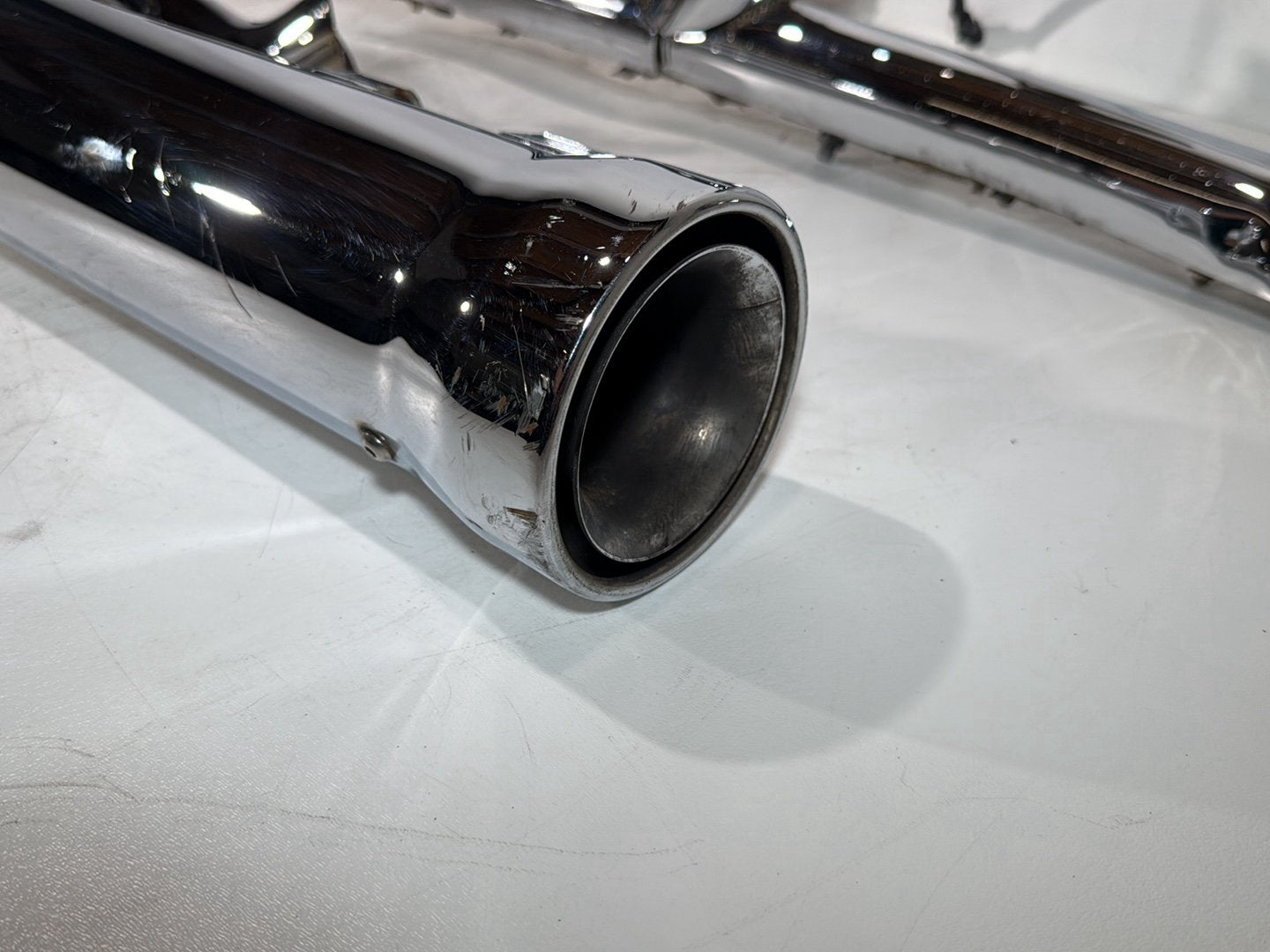 2008 Harley Touring Electra Glide Ultra OEM Exhaust Header Pipes Muffler COBRA