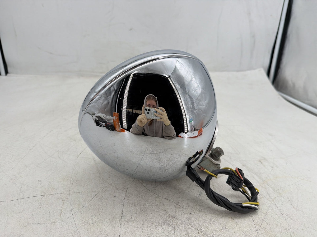 2004 Harley Heritage Softail Classic OEM Headlight Headlamp Head Lamp Light LED