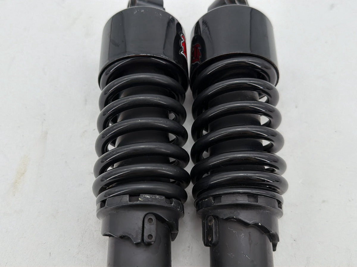 2008 Harley Dyna Fat Bob FXDF Rear Left Right Shock Absorbers BURLY 12"