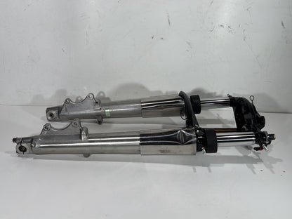 1998 Harley Road King Touring FLHRCI Classic OEM Front Triple Tree Set & LH RH Fork Legs Sliders