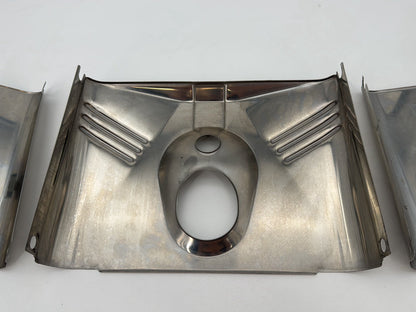 2007 Harley Softail Heritage Classic FLSTC OEM Front Left Right Fork Tube Slider Guard Covers