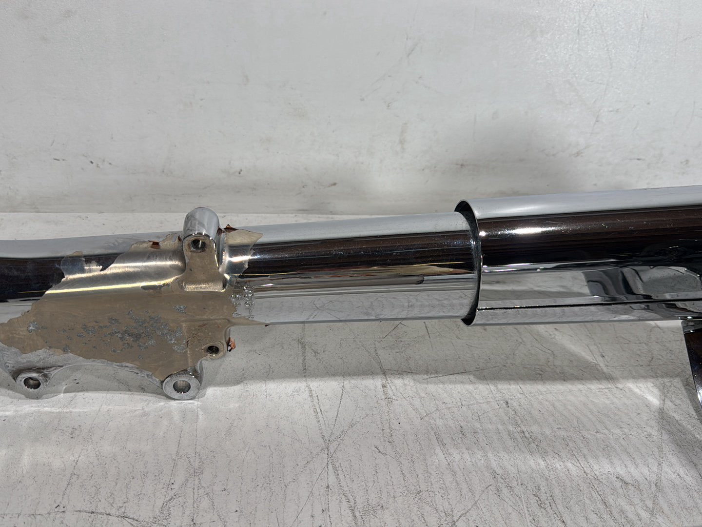 1996 Harley Road King Touring Police FLHPI OEM Front Triple Tree Set & LH RH Fork Legs Sliders