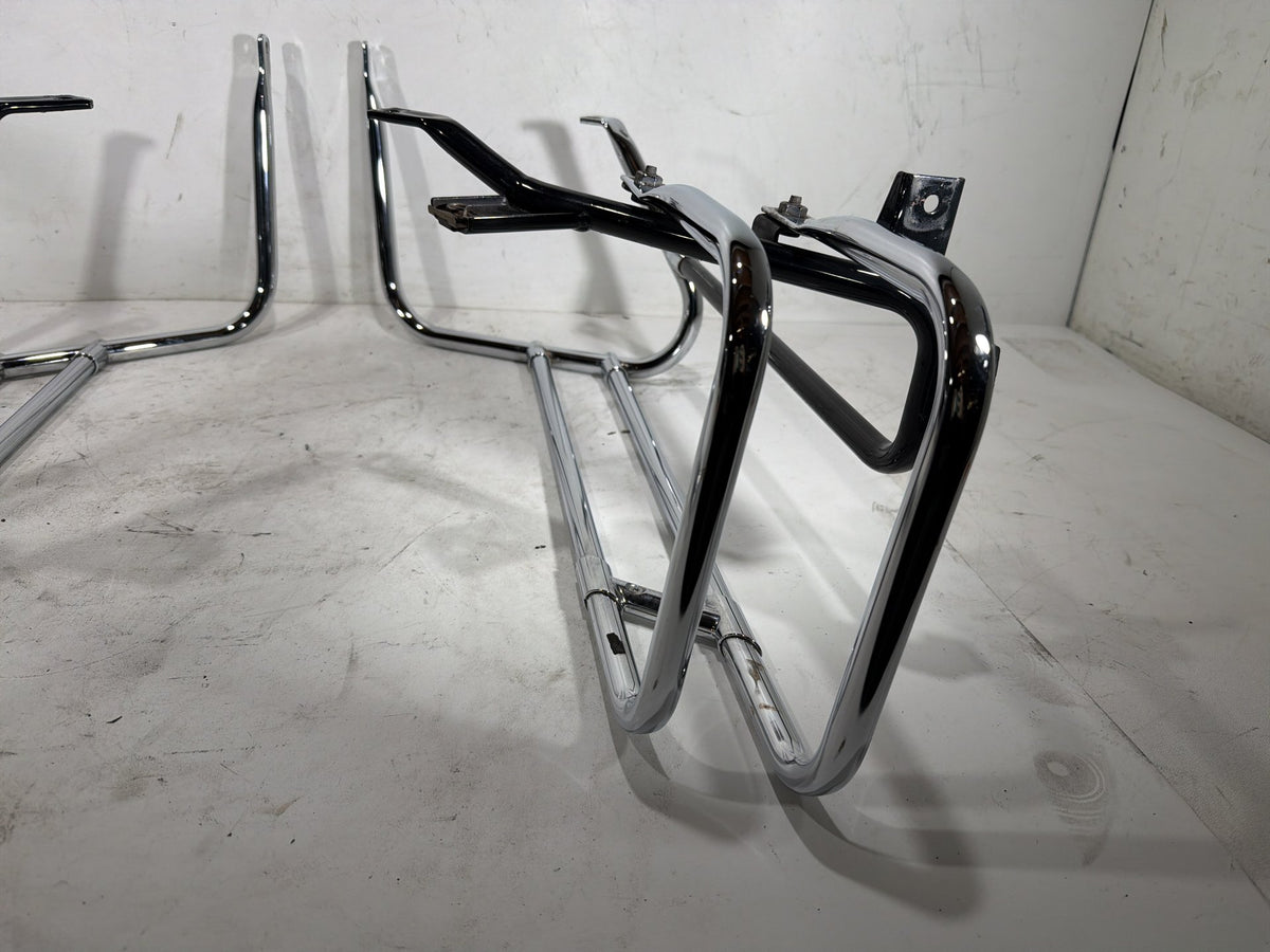 2010 Harley Electra Glide Touring Ultra OEM Rear LH RH Saddlebag Guard Rails Bar