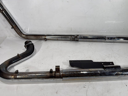 1998 Harley Softail Custom FXSTC OEM Exhaust Header Pipes Vance & Hines