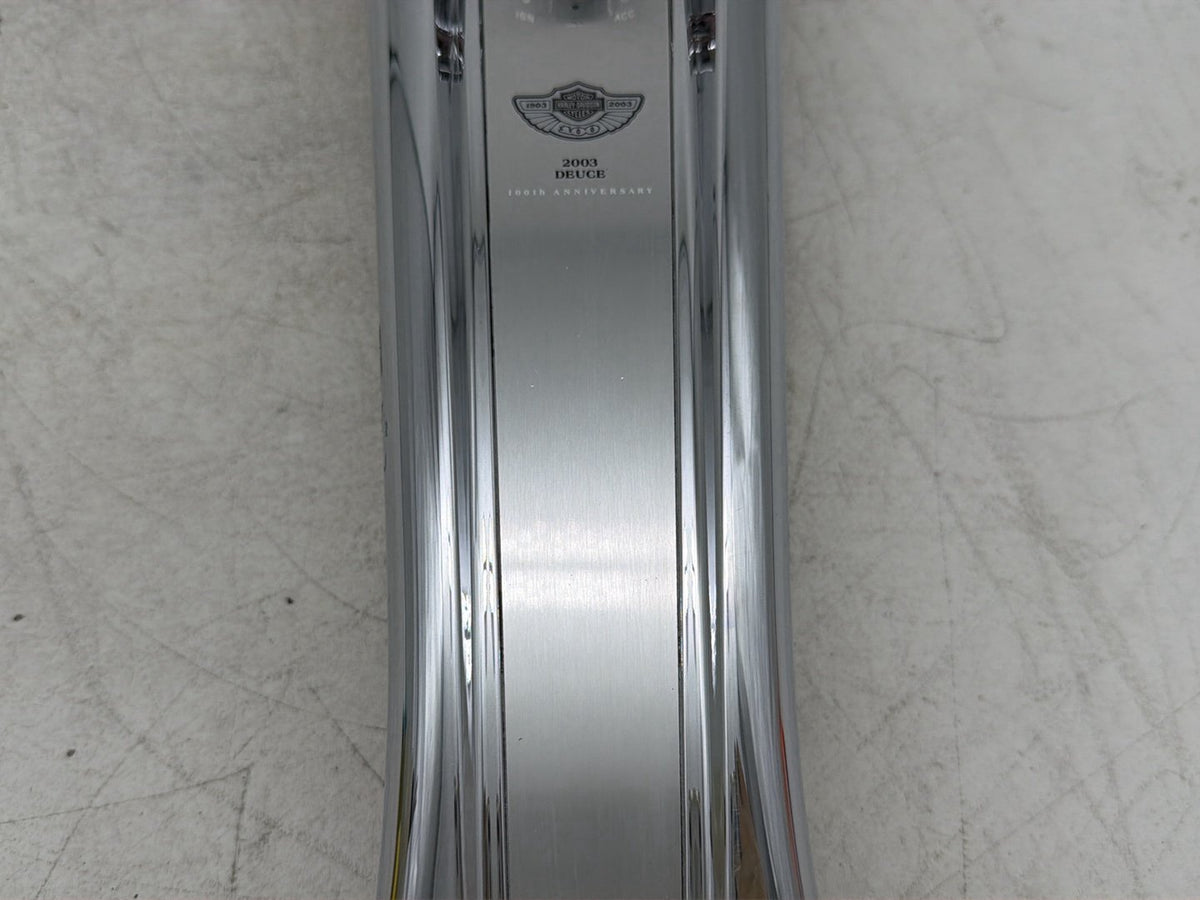 2003 Harley Softail Deuce FXSTD OEM Fuel Gas Tank Dash Console ANNIVERSARY Badge