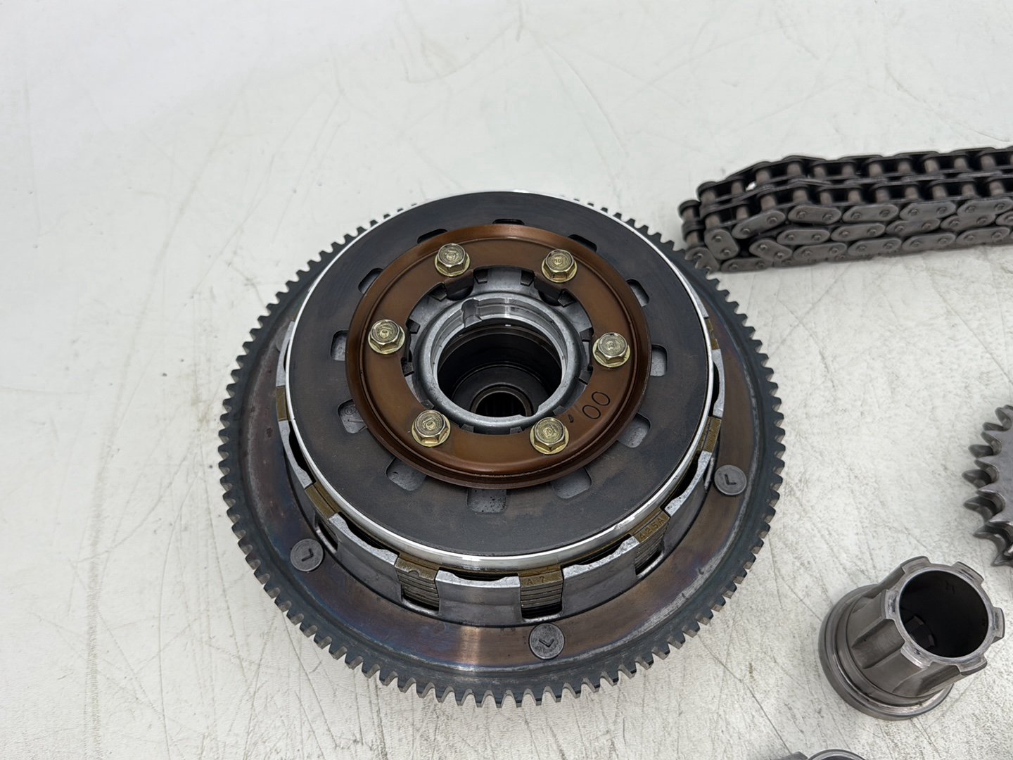 2000 Harley Softail FLSTC Heritage Classic OEM Clutch Basket Chain Tensioner Kit