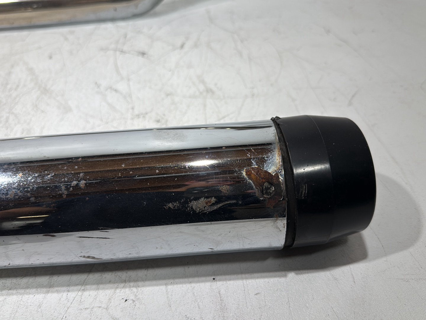 2008 Harley Road King Touring Exhaust Muffler Silencer Slip On DENTED