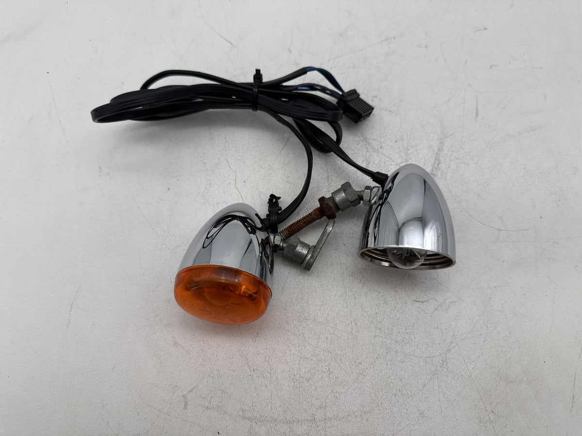 2008 Harley Softail Custom FXSTC OEM Front Left Right Turn Signal Indicators