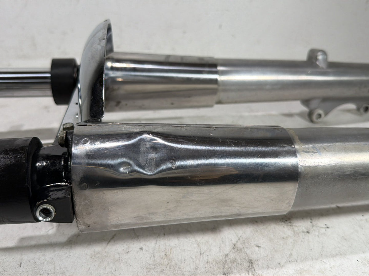 94 Harley Electra Glide Touring Front Triple Tree Set & LH RH Fork Legs Sliders