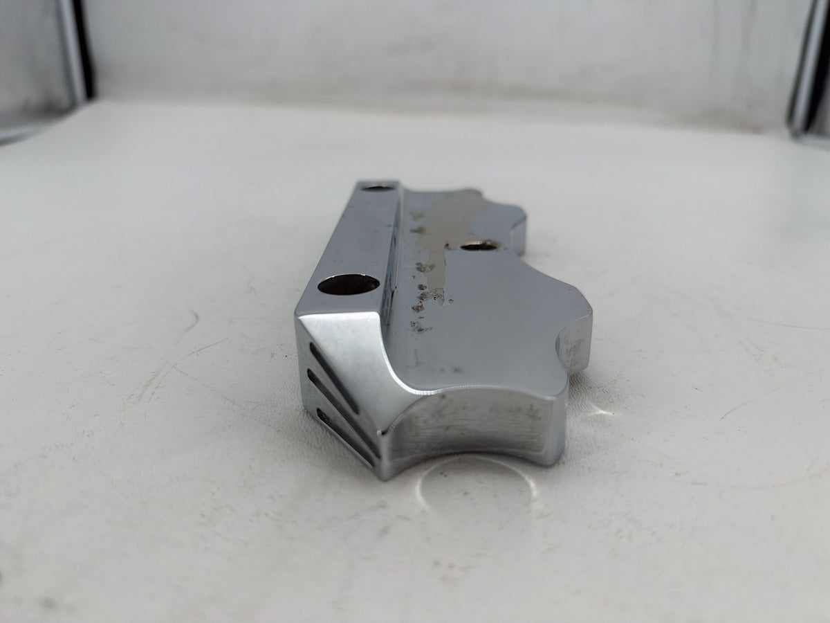 1994 Harley Softail Custom FXSTC OEM Front Handlebar Riser Top Clamp Chrome