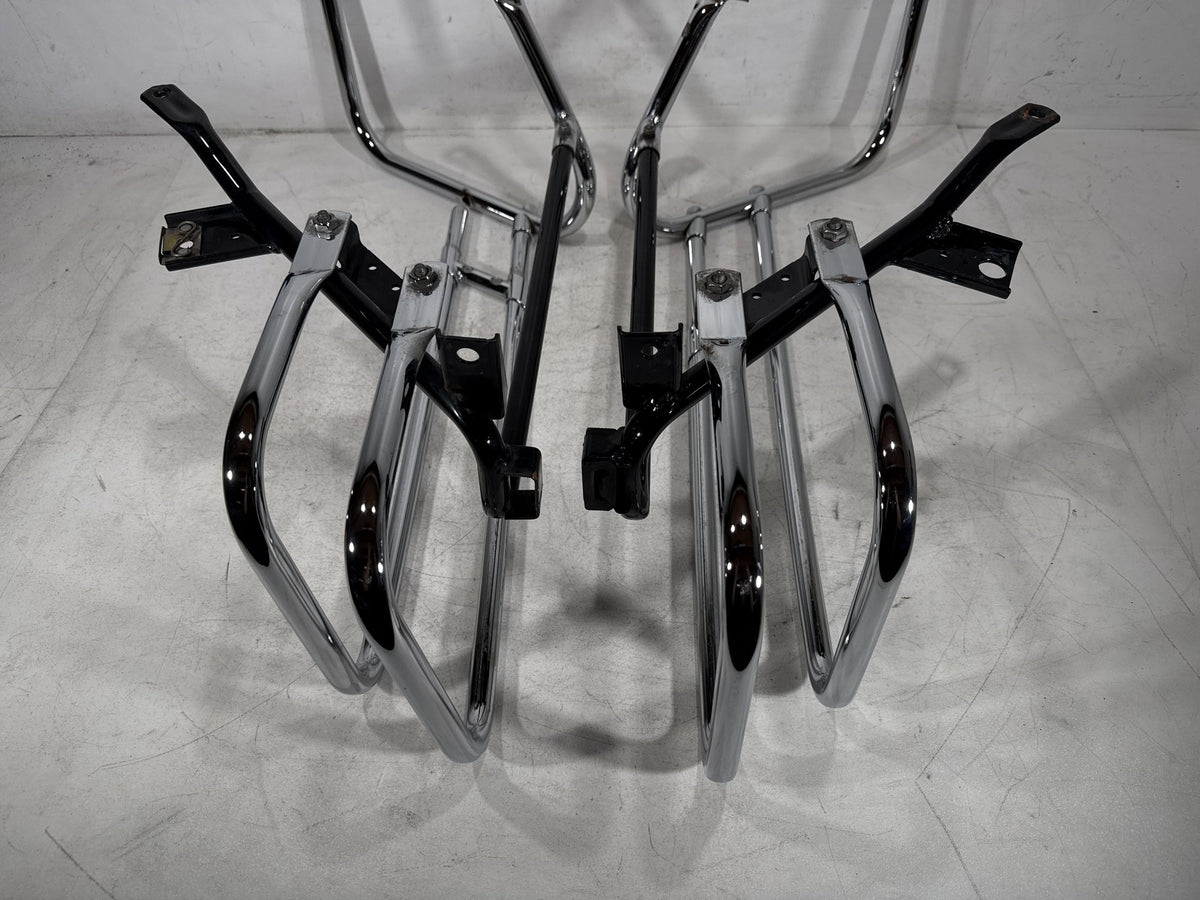 2009 Harley Electra Glide Touring OEM Rear Left Right Saddlebag Guard Rails Bar