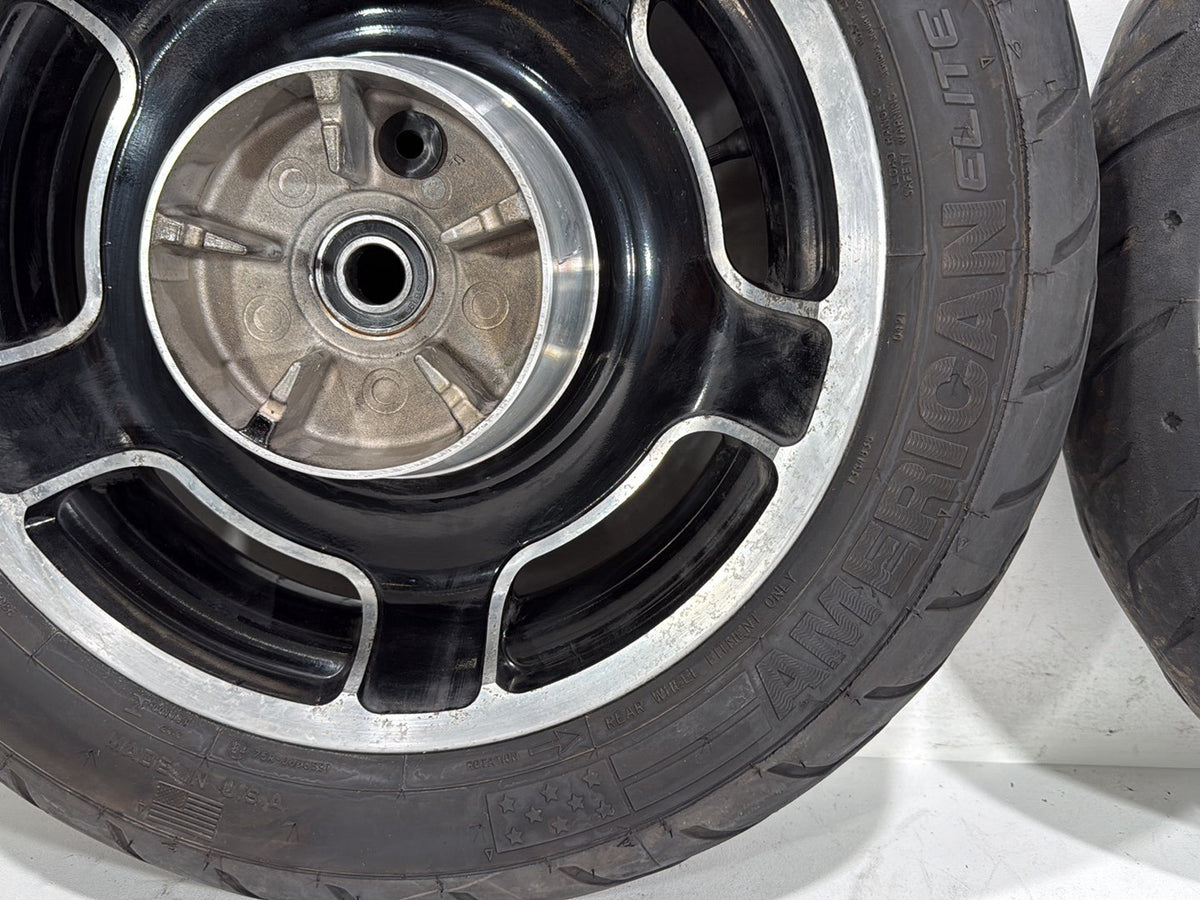 13 Harley Street Glide Touring OEM Front & Rear Wheel Rim Tire AIRSTRIKE 16" 18"