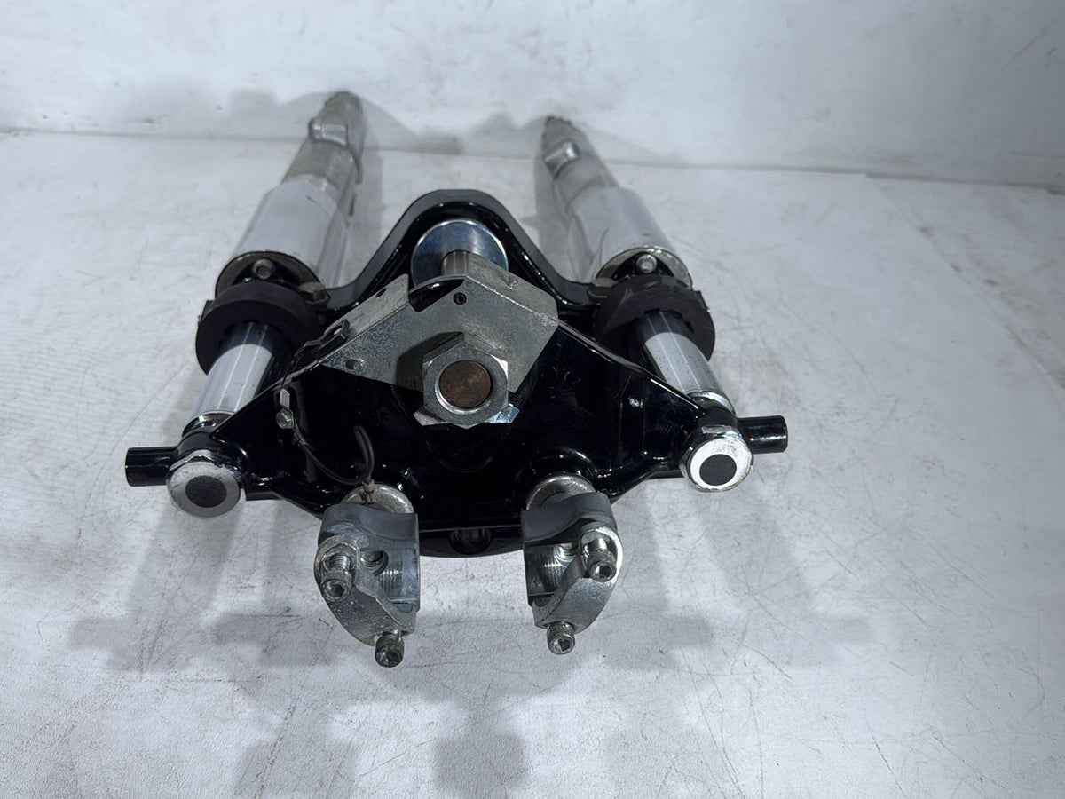2007 Harley Electra Glide Touring OEM Front Triple Tree LH RH Fork Legs Sliders