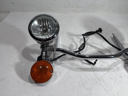 2011 Harley Heritage Softail Classic FLSTC OEM Front Turn Signal Indicators Aux Light Bar