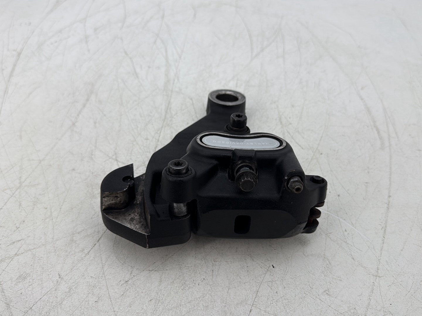2011 Harley Softail FLSTFB Fat Boy OEM Rear Back Brake Caliper w/ Bracket