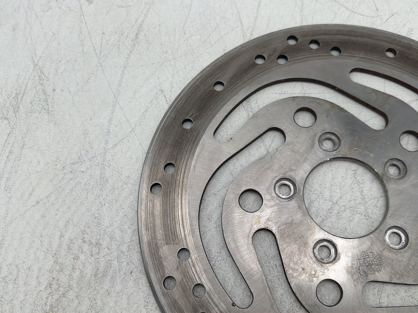 2011 Harley Heritage Softail Classic FLSTC OEM Front Brake 1 Rotor Disc