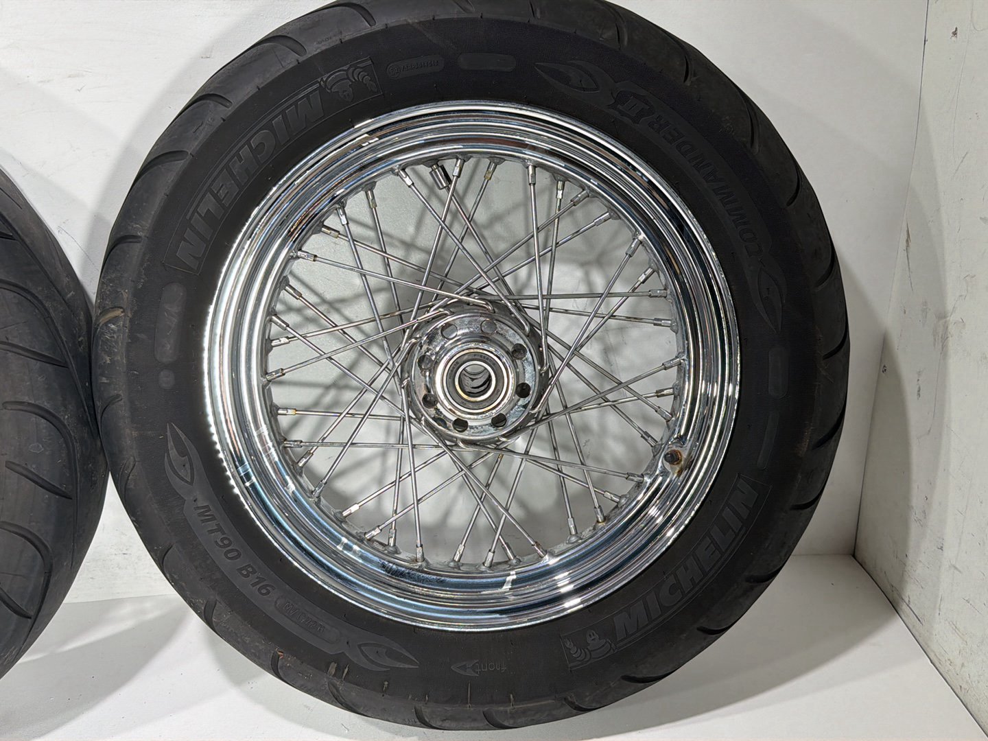 2011 Harley Heritage Softail Classic FLSTC Front Rear Wheel Rim Tire Spoked 16"