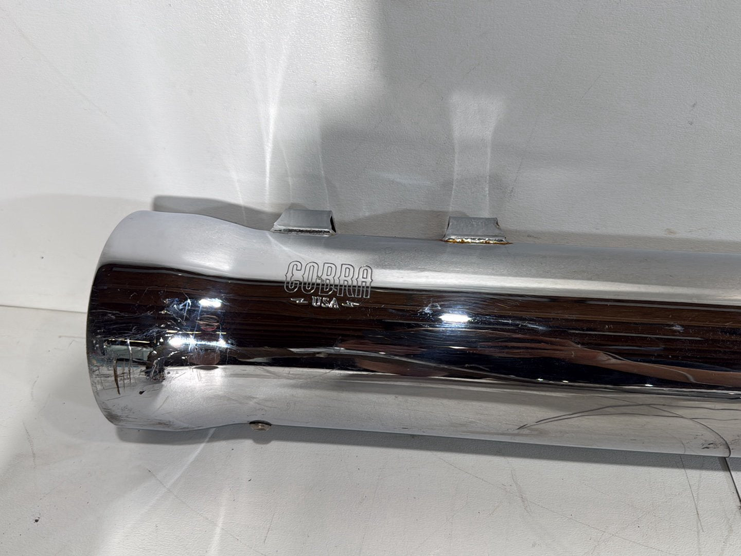 2008 Harley Touring Electra Glide Ultra OEM Exhaust Header Pipes Muffler COBRA