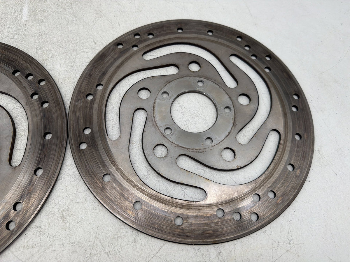 2004 Harley Electra Glide CVO Screamin Eagle OEM Front Brake Rotors Disc Pair