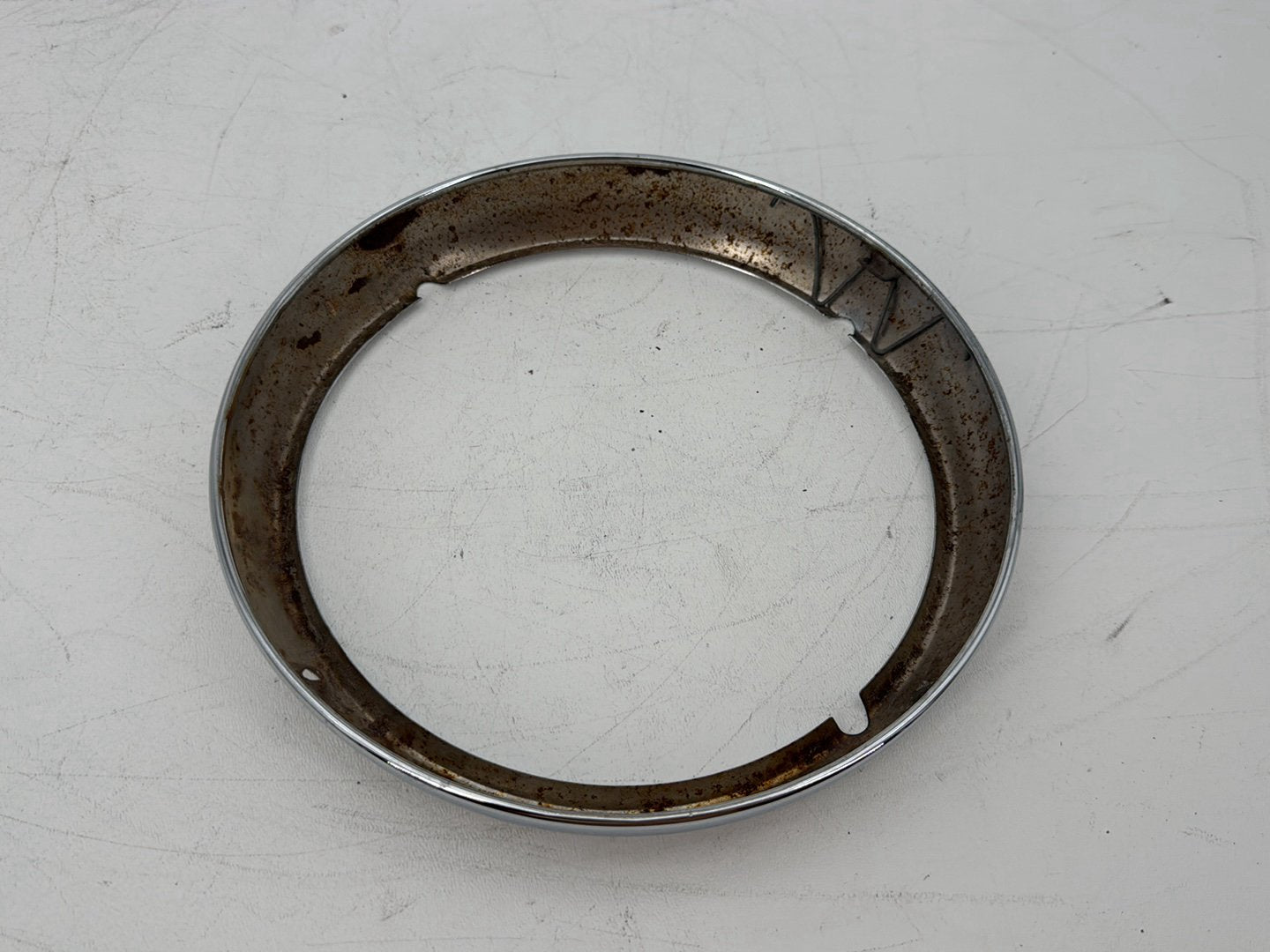 2008 Harley Touring FLHT Electra Glide OEM Headlight Mount Bracket Ring Circle Trim