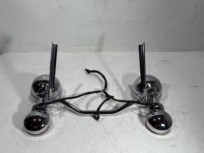 2011 Harley Heritage Softail Classic FLSTC OEM Front Turn Signal Indicators Aux Light Bar