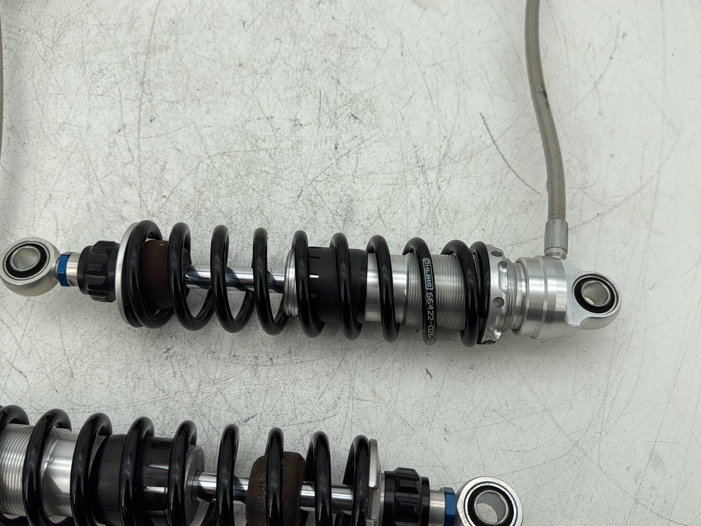 2012 Harley Road Glide Touring FLTRX Custom OEM Rear Left Right Shock Absorbers