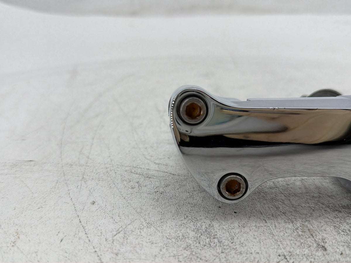 2014 Harley Dyna Switchback FLD OEM Front Handlebar Riser Top Clamp Chrome