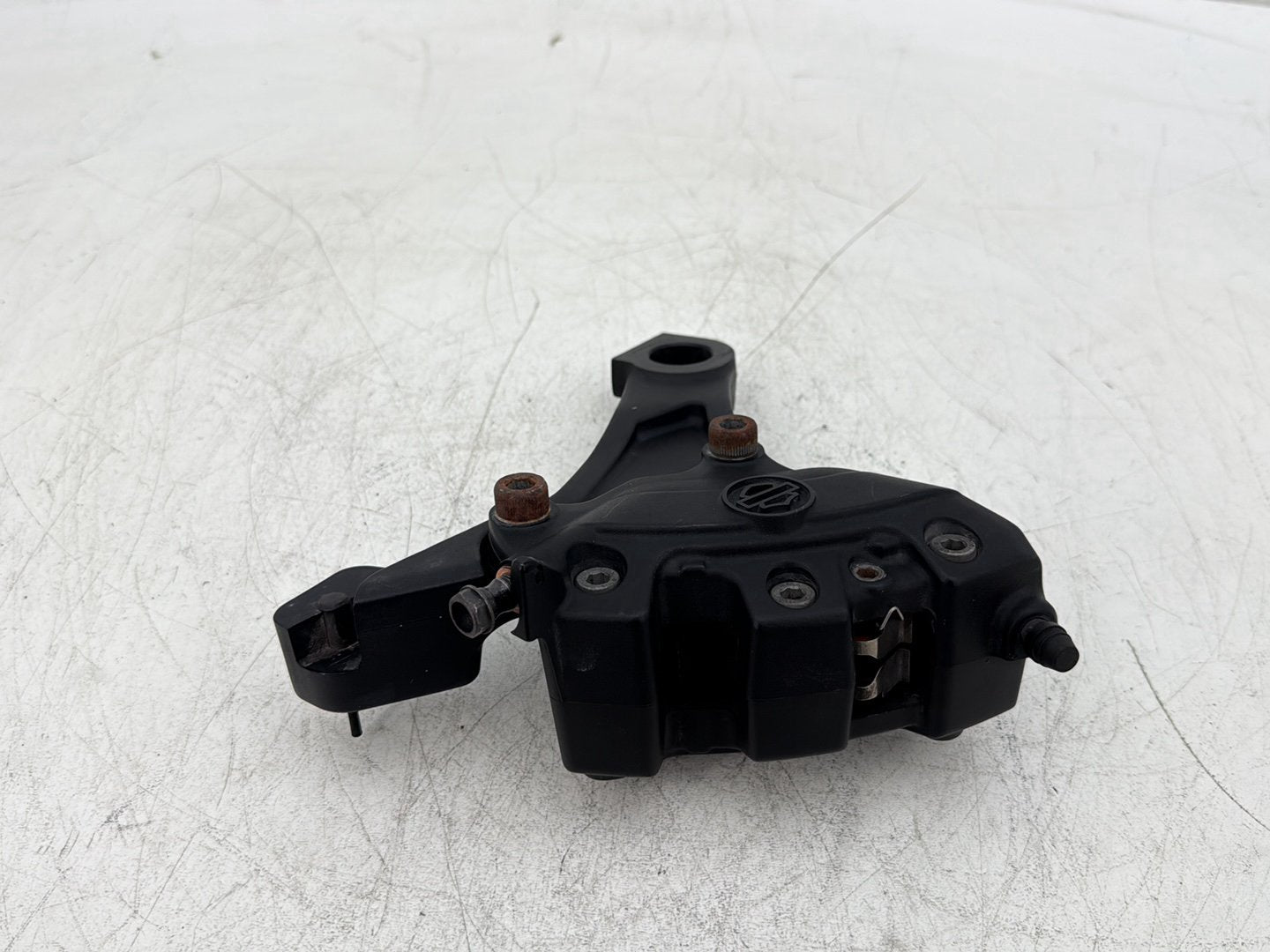 2012 Harley Road Glide Touring FLTRX Custom OEM Rear Back Brake Caliper w/ Bracket