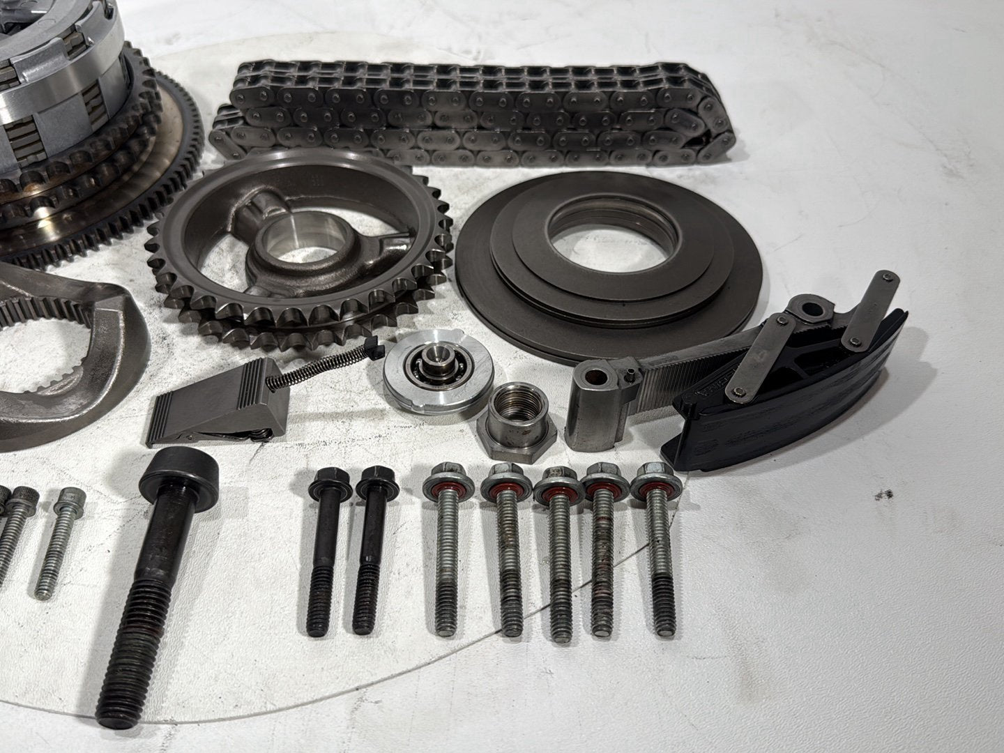 2018 Harley Electra Glide Touring Ultra FLHTCU OEM Clutch Basket Chain Tensioner Kit