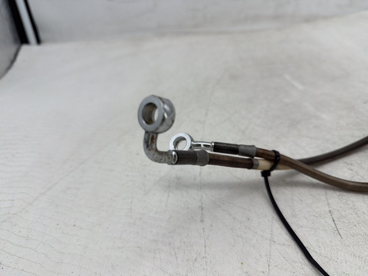2002 Harley Dyna Wide Glide FXDWG OEM Front Brake Hose Line Pipe