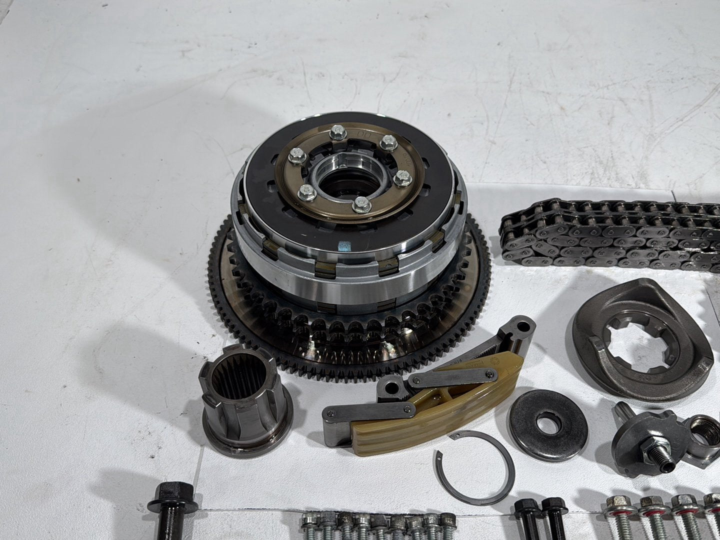 2011 Harley Heritage Softail Classic FLSTC OEM Clutch Basket Chain Tensioner Kit
