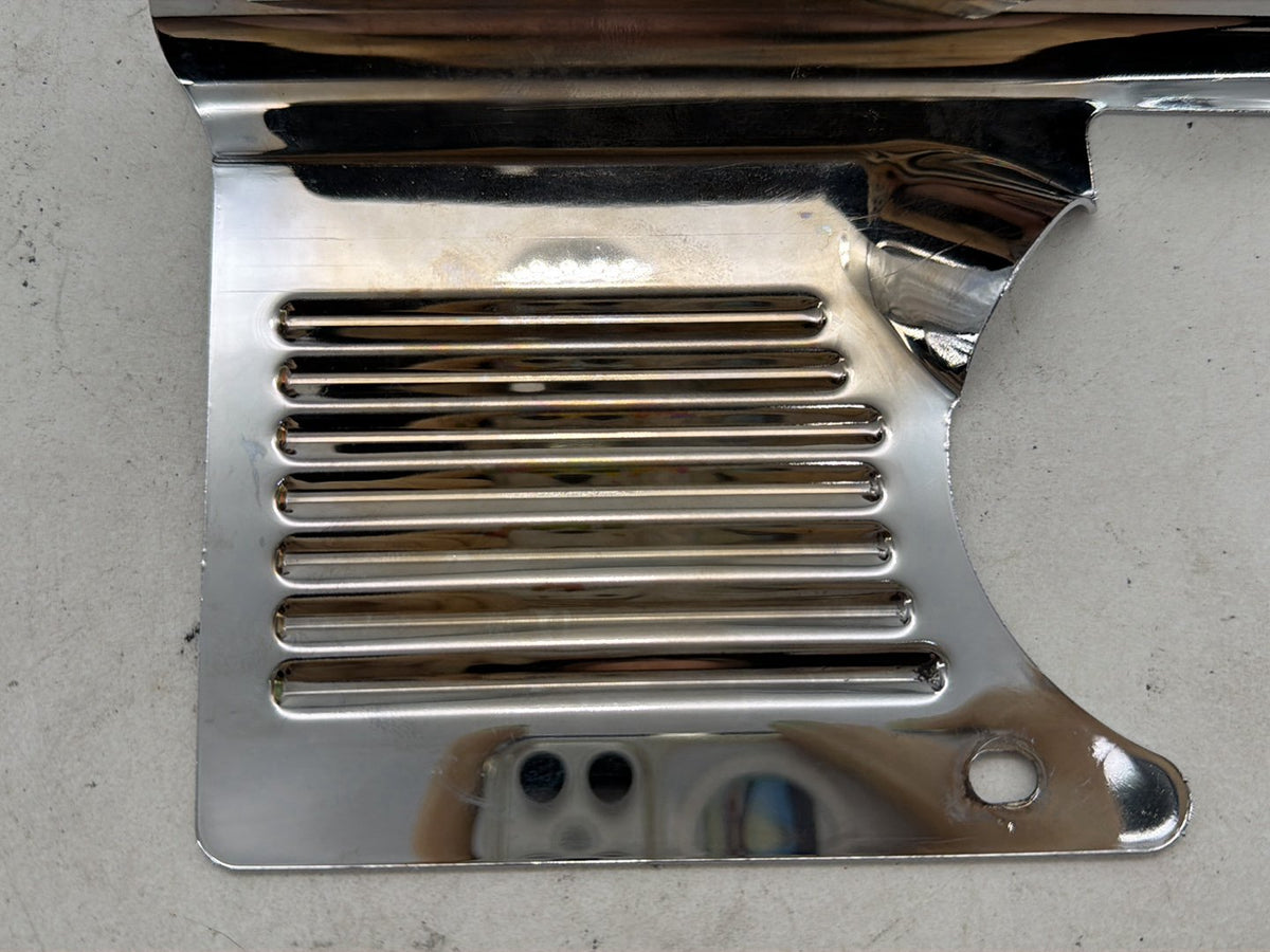 1990 Harley Electra Glide Touring Sport OEM Transmission Chrome Cover Trim Panel