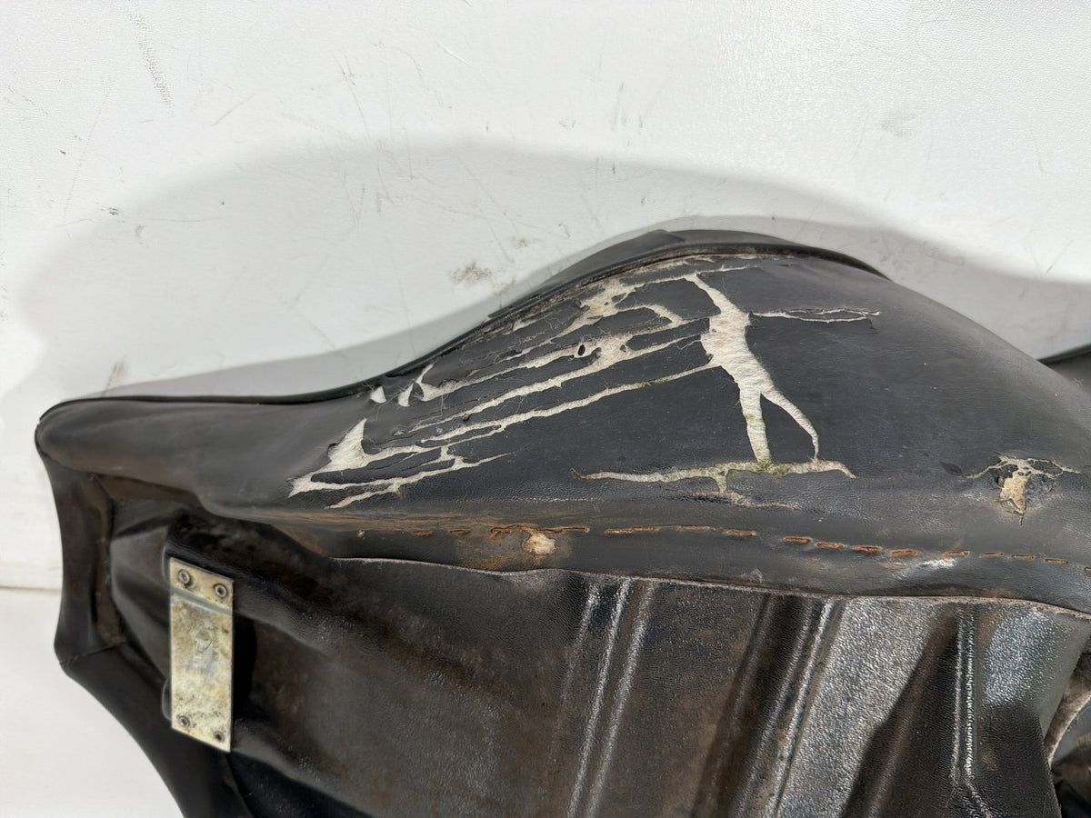 91 Harley Electra Glide Touring Classic Passenger Rider Driver Seat Saddle TORN