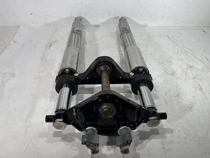 2005 Harley Electra Glide Touring Ultra FLHTCUI OEM Front Triple Tree Set & LH RH Fork Legs Sliders