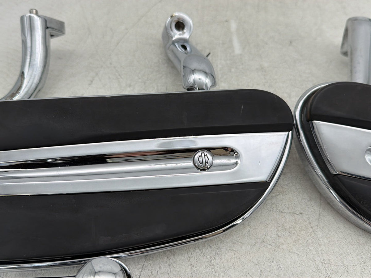 13 Harley Electra Glide Touring CVO Left Right Driver Pass Floorboard Foot Rest