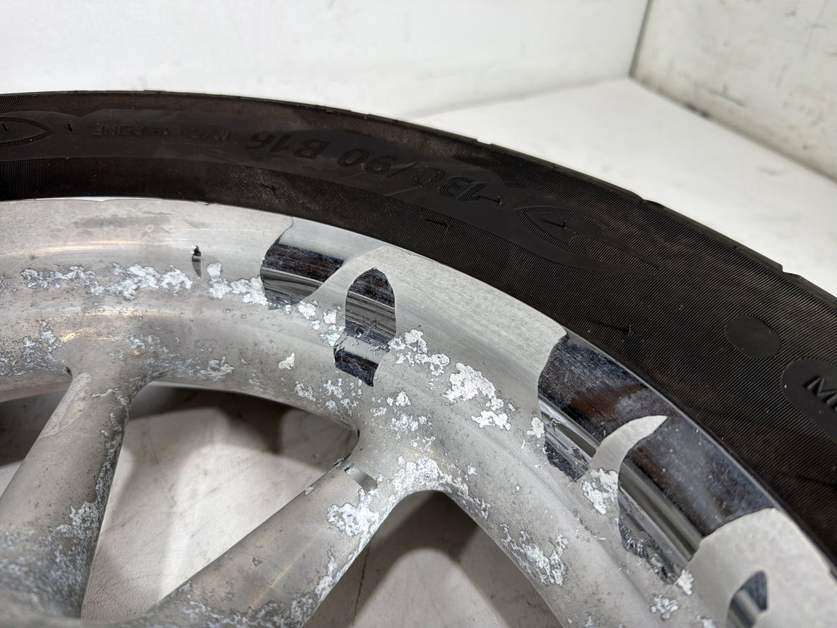 2004 Harley Electra Glide Touring Ultra OEM Front Wheel Rim Tire 130/90B16 16"
