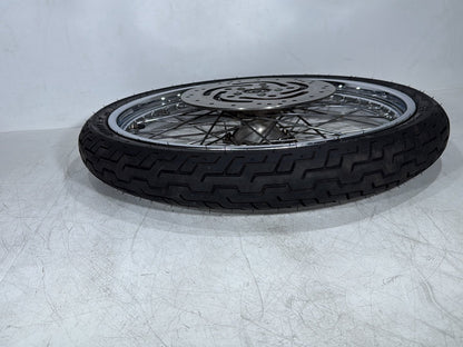 2005 Harley Sportster XL883C 883 Custom OEM Front Wheel Rim Tire Spoked