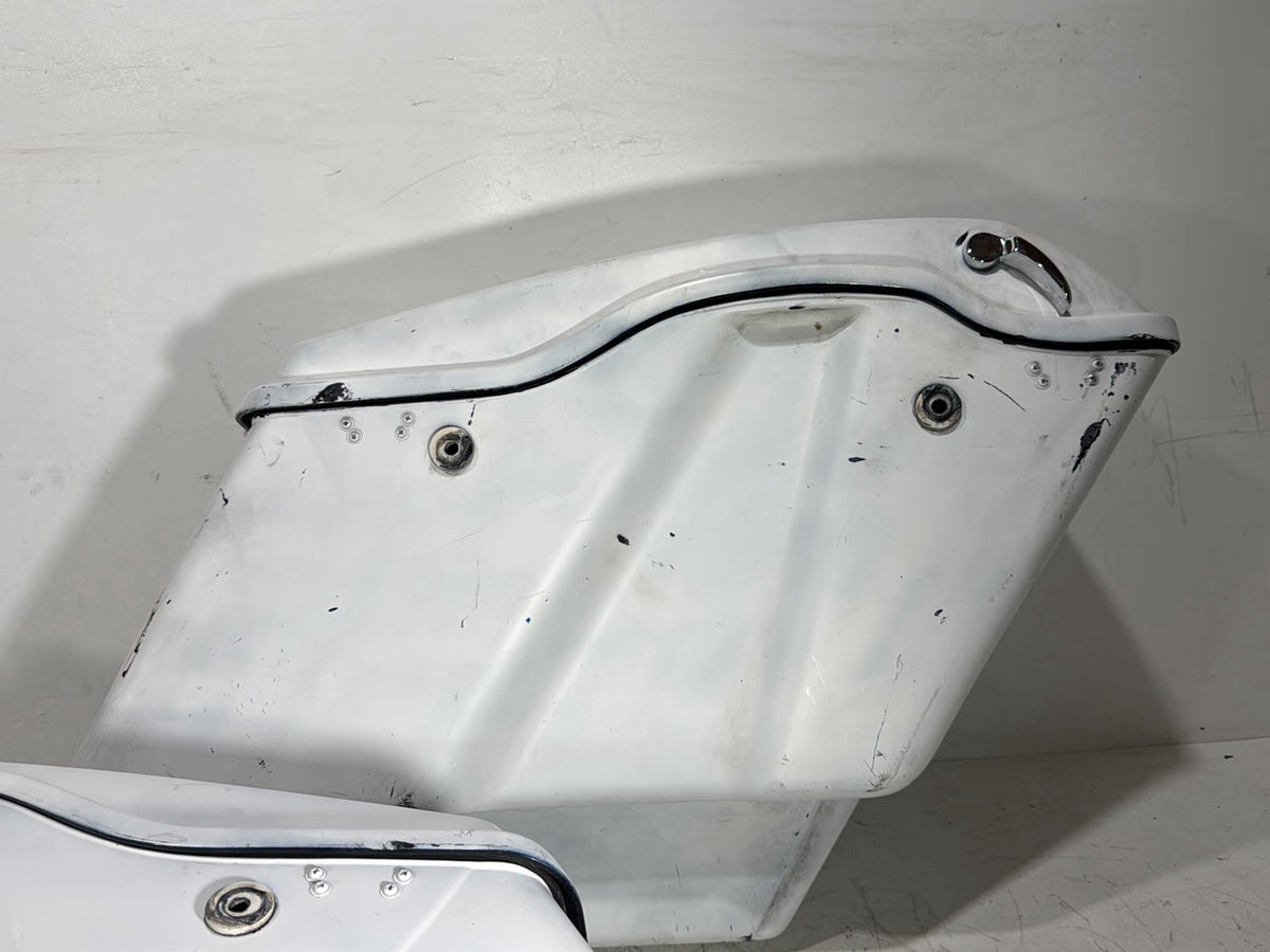1996 Harley Road King Touring Police FLHPI OEM Left Right Saddlebags Luggage NOKey