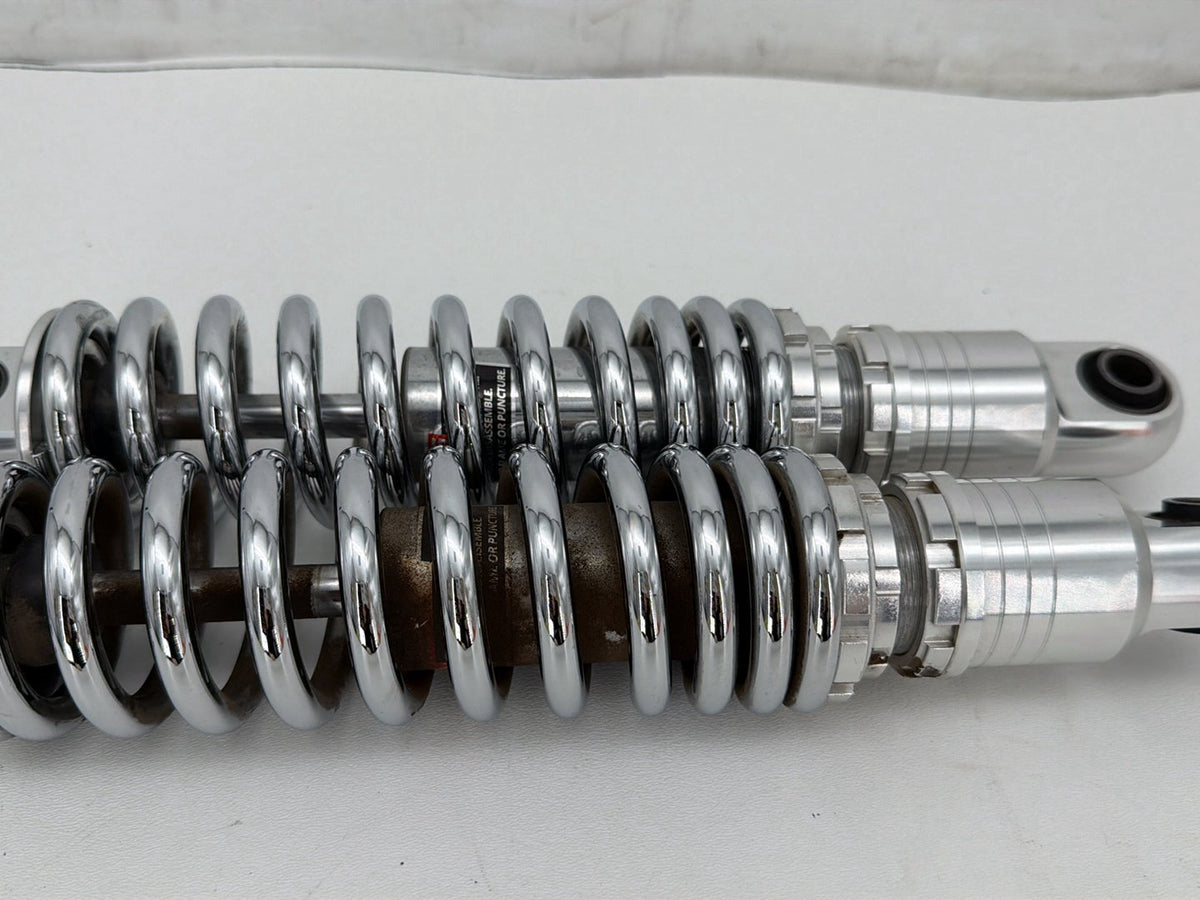 2007 Harley Dyna Street Bob Rear Left Right Shock Absorbers Drag Specialties 14"
