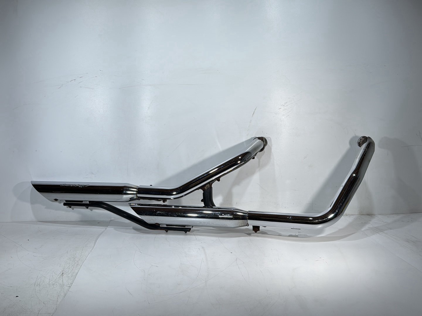 2005 Harley Dyna FXDWG Wide Glide OEM Exhaust Header Muffler Pipes Screamin Eagle