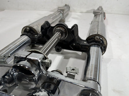 2011 Harley Heritage Softail Classic FLSTC OEM Front Triple Tree Set & LH RH Fork Legs Sliders