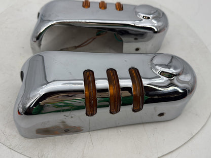 95 Harley Electra Touring Classic Front Left Right Fork Tube Slider Guard Covers
