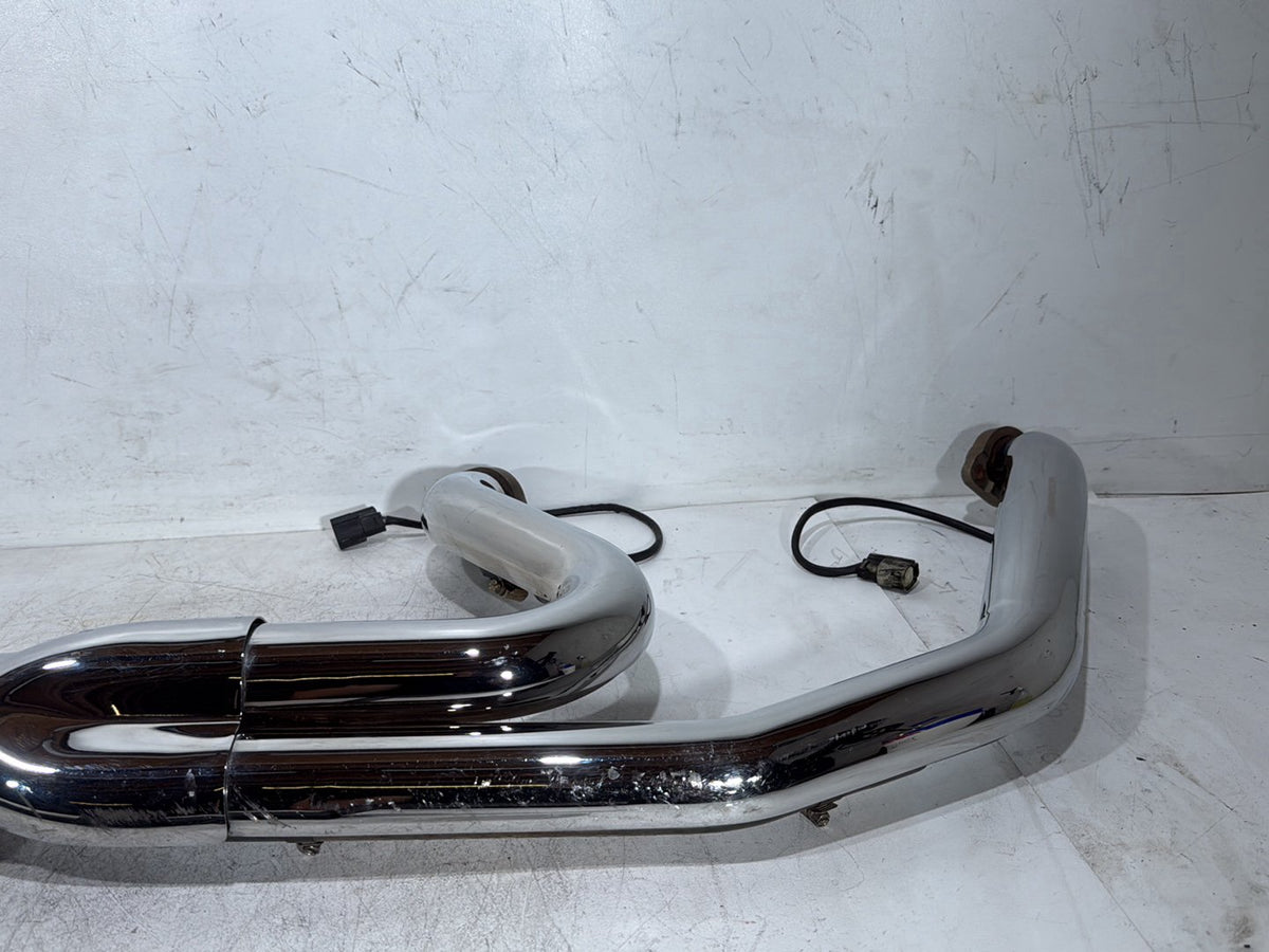 2014 Harley Dyna Low Rider FXDL Exhaust Header Pipes Muffler 2 into 1 BASSANI
